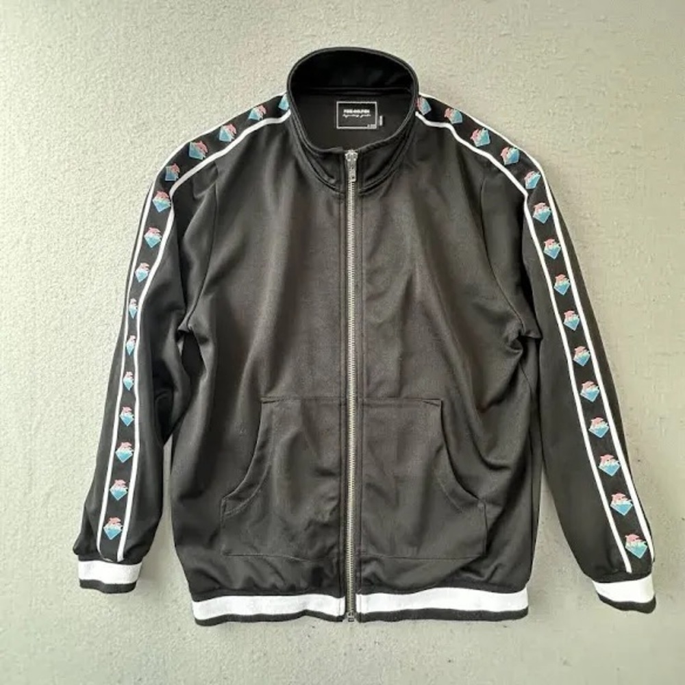 PINK DOLPHIN ZIP UP TRACK JACKET